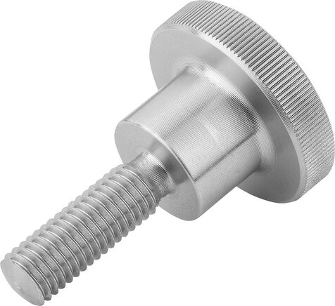 Rändelschrauben hoch aus Stahl und Edelstahl DIN 464, inch
