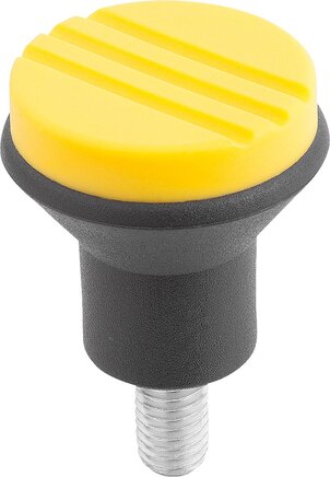 Pilzknöpfe mit Außengewinde, inch