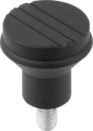 Pilzknöpfe mit Außengewinde, inch