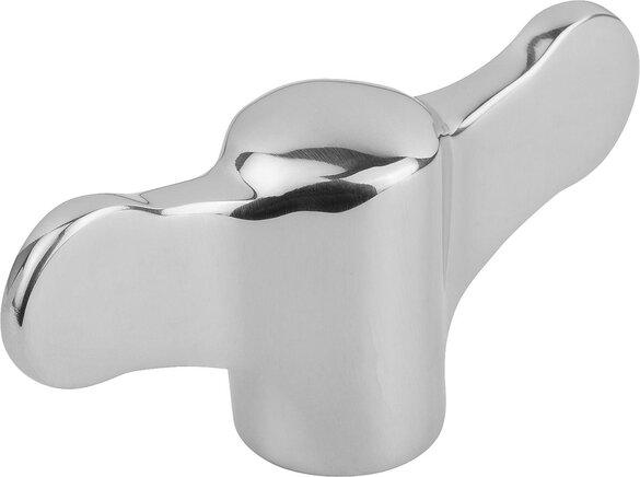 Flügelgriffe Edelstahl, inch