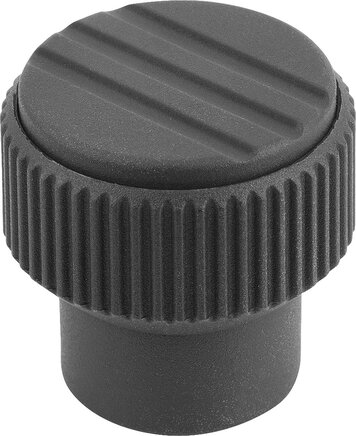 Rändelknöpfe mit Innengewinde, inch