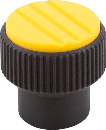 Rändelknöpfe mit Innengewinde, inch