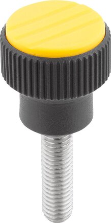 Rändelknöpfe mit Außengewinde, inch