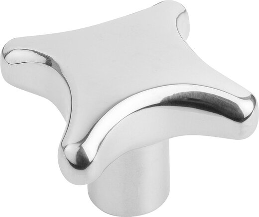 Kreuzgriffe ähnlich DIN 6335 Edelstahl, Form C, Sackloch, inch