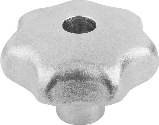 Sterngriffe ähnlich DIN 6336 Edelstahl, Form D, Gewinde aufgebohrt, inch