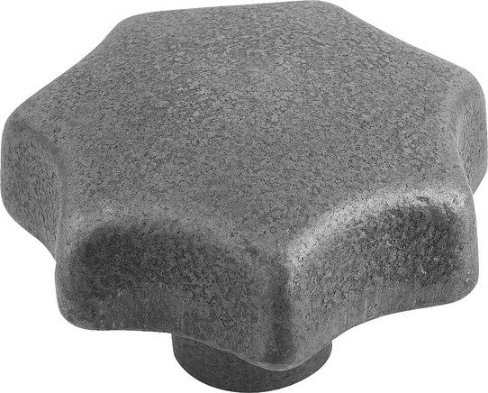 Sterngriffe DIN 6336 aus Grauguss, Form C, Sackloch, inch