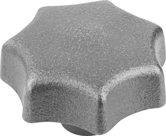 Sterngriffe DIN 6336 aus Grauguss, Form E, Gewindesackloch, inch