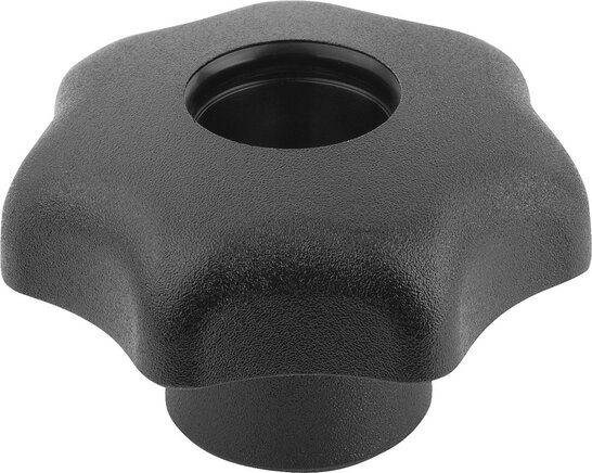 Sterngriffe ähnlich DIN 6336, Innengewinde ohne Deckel, Form D, inch