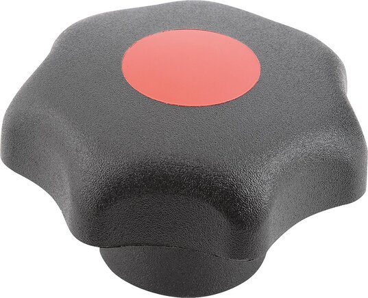 Sterngriffe ähnlich DIN 6336, mit Passbuchse, Form H, inch