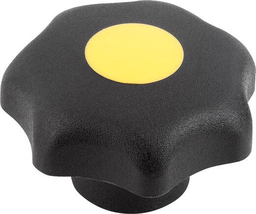 Sterngriffe ähnlich DIN 6336, mit Passbuchse, Form H, inch