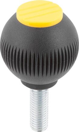 Griffkugeln mit Außengewinde, inch