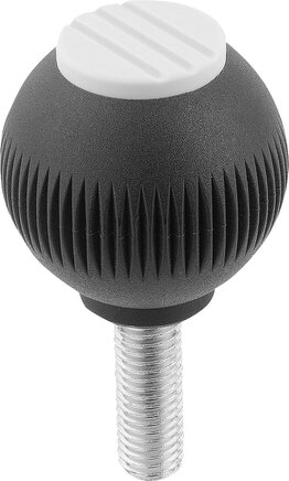 Griffkugeln mit Außengewinde, inch