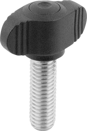 Flügelgriffe Miniwing mit Außengewinde, inch