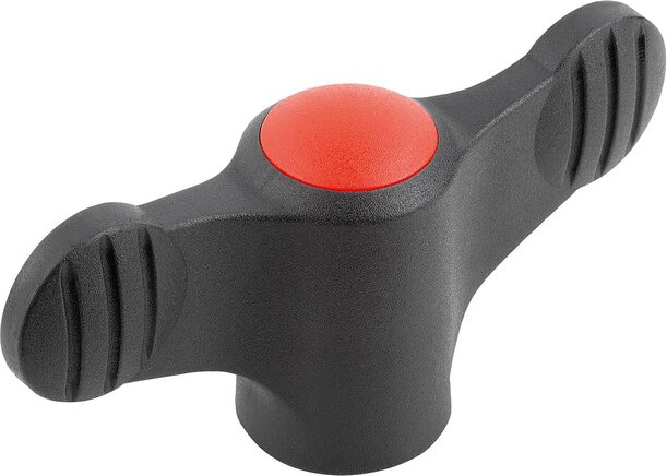 Flügelgriffe mit Innengewinde, inch