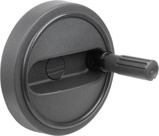 Handräder mit Zylindergriff umlegbar, inch