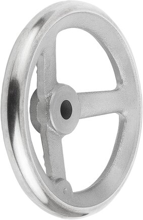 Handräder DIN 950 aus Grauguss, ohne Ballengriff, inch