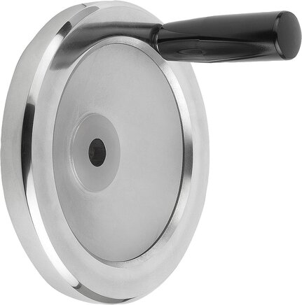 Scheibenhandräder aus Aluminium, mit drehbarem Zylindergriff, inch