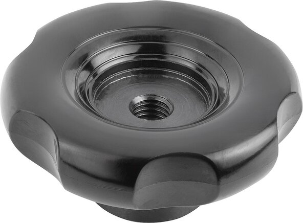 Handräder mit Innengewinde, inch