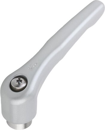 Klemmhebel mit Innengewinde, Stahlteile aus Edelstahl, inch