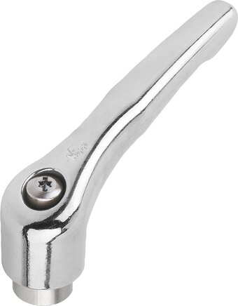 Klemmhebel mit Innengewinde, Stahlteile aus Edelstahl, inch