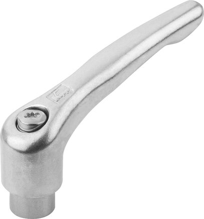 Klemmhebel Edelstahl mit Innengewinde, inch