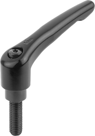 Klemmhebel mit Außengewinde, inch