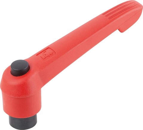 Klemmhebel mit Druckknopf mit Innengewinde, inch