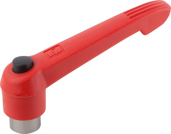 Klemmhebel mit Druckknopf mit Innengewinde, Stahlteile aus Edelstahl, inch