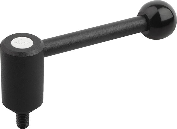 Spannhebel mit Außengewinde, 0 Grad, inch