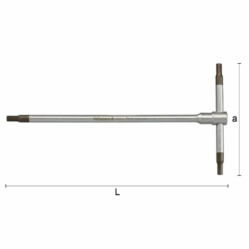 CHAVES T MACHO COM EIXO FIXO