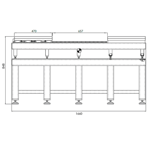 Mesa Standard p/ Moldes - 6T