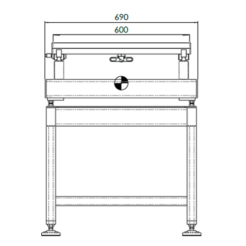 Mesa Standard p/ Moldes - 6T