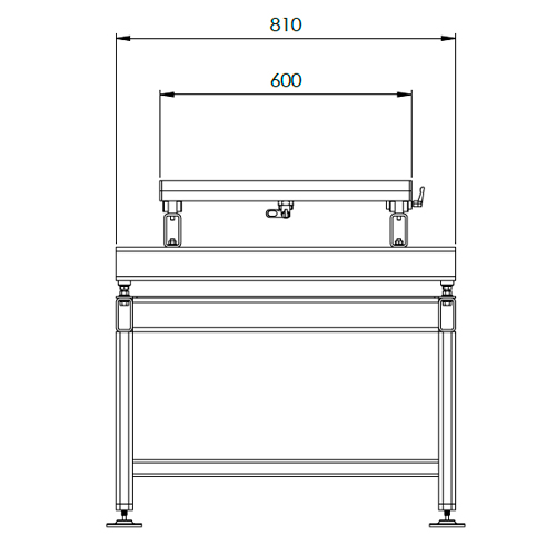 Mesa p/ Moldes com Suportes Magnéticos 6 Toneladas