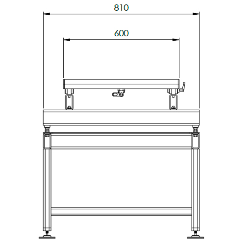 Mesa p/ Moldes com Suportes Forjados 6 Toneladas