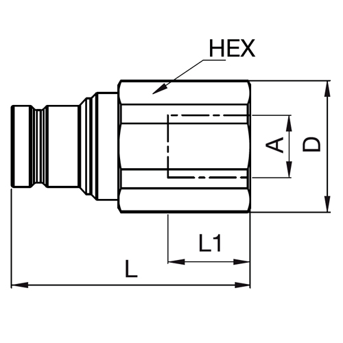 Bujão Hidráulico BSP Face Plana Rosca Macho