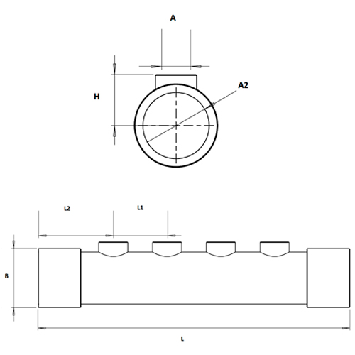 Distribuidor em Aço Inoxidável p/ Cargas Pesadas