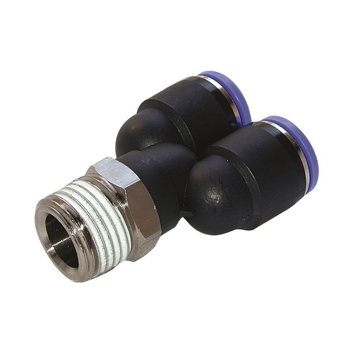 Conector Y roscado
