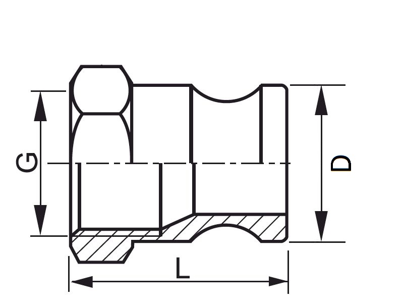 ENCAIXE ROSCADO FêMEA TIPO A