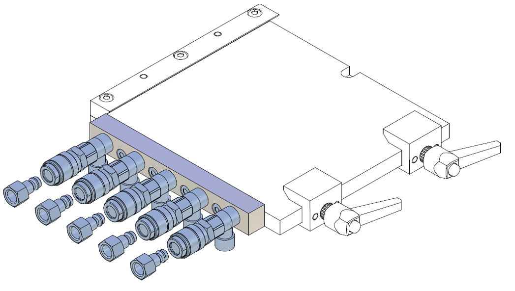 Conexão do Coletor Pneumático
