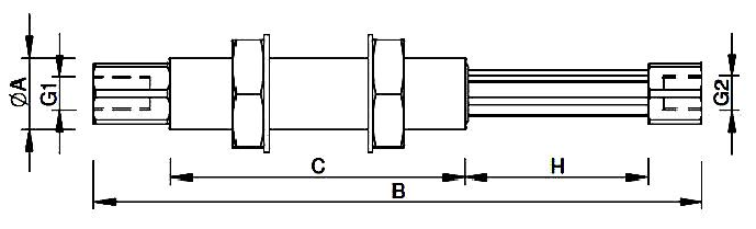 Compensador Telescópico Roscado Não Rotativo