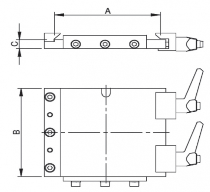 Pratos de Mudança Rápida - Lado do Robot