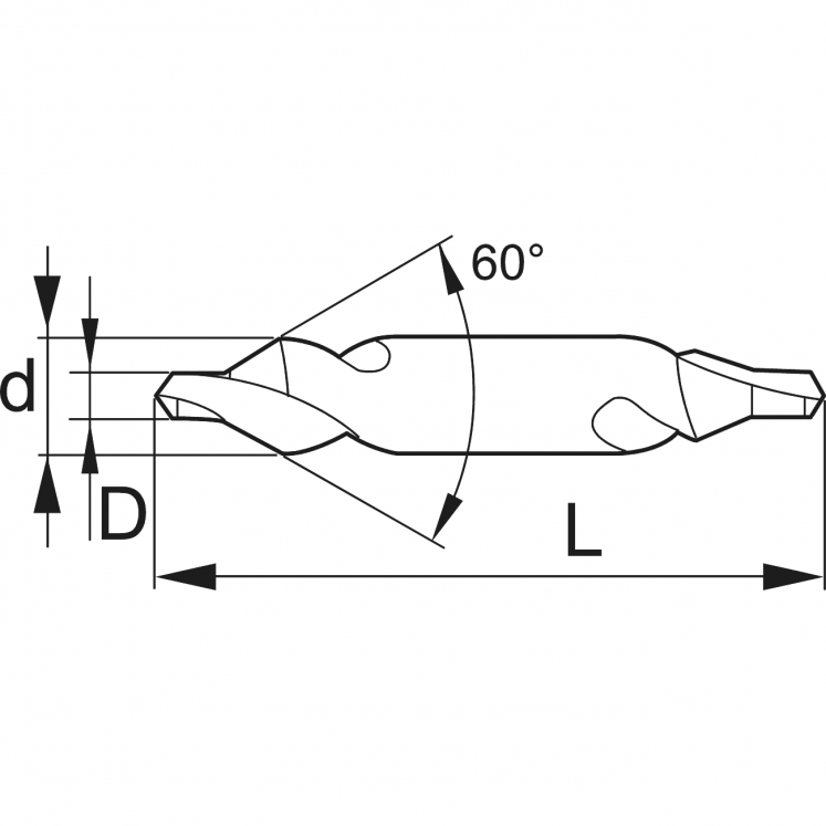 BROCA DE PONTO HSS TIPO A DIN 333 A WRK A1610