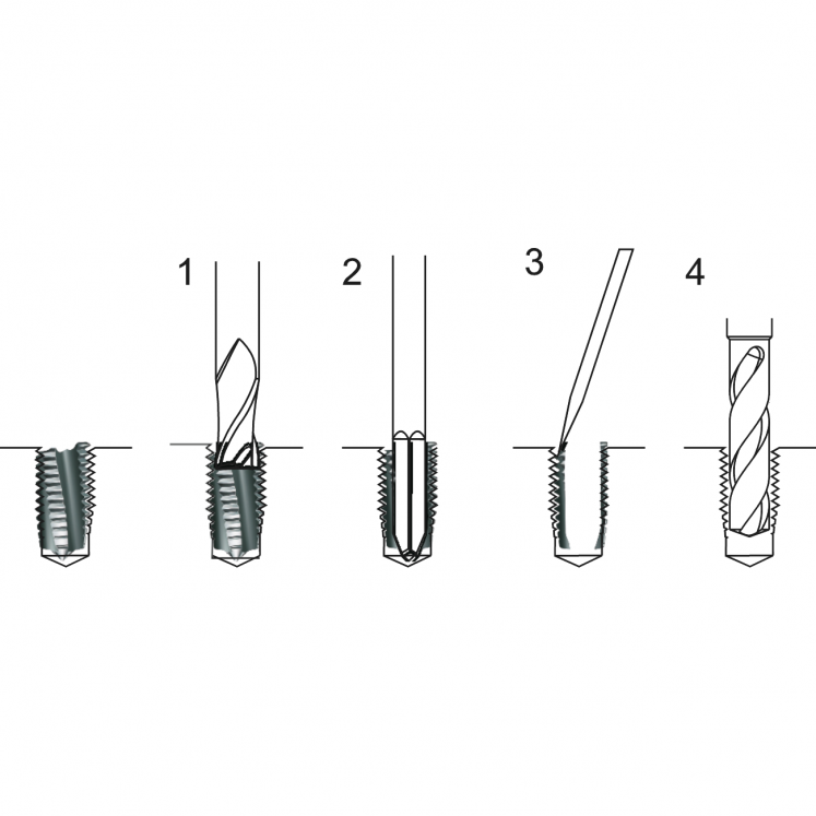 FERRAMENTA EXTRAçãO MACHOS PARTIDOS WRK A1810