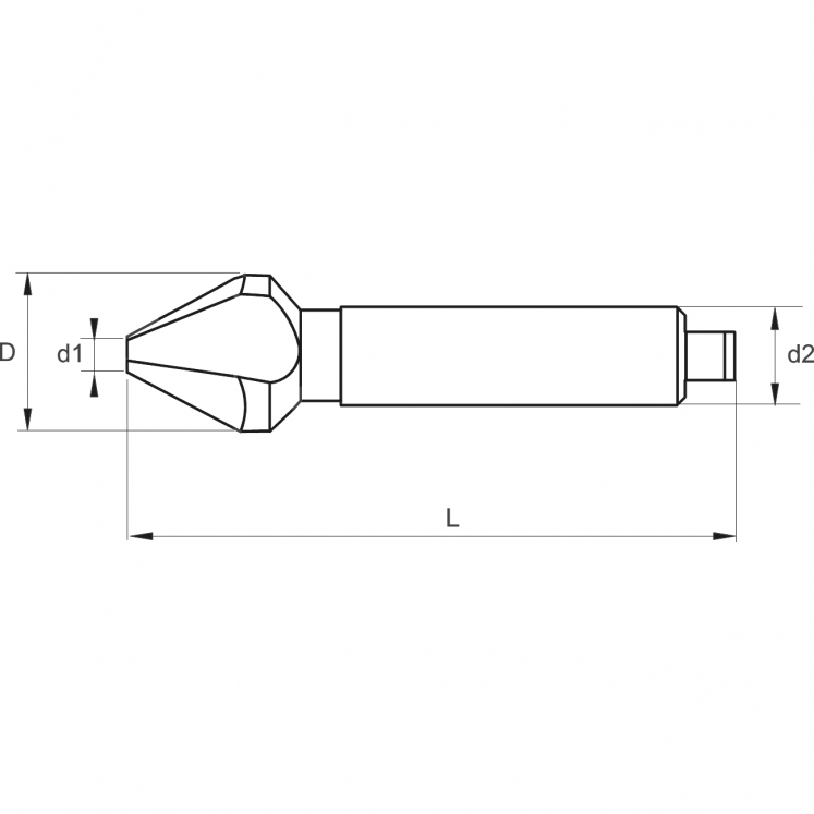 GRANLUND A6150 ESCARIADOR 60° Z3 HSS, ENC.CIL.