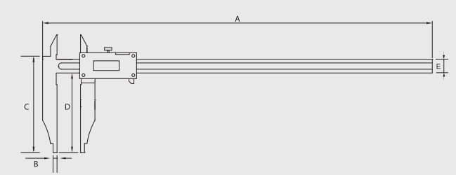 Alpa - Paquímetro Digital IP67 com Pré-Definição