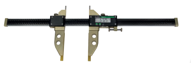 Alpa - Paquímetro Digital IP67 com Cursor Duplo e Pré-definição