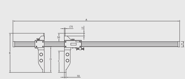 Alpa - Paquímetro Digital IP67 com Cursor Duplo e Pré-definição