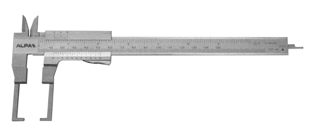 Alpa - Paquímetro de Vernier p/Junção de Anel