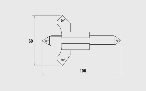 Alpa - Paquímetro de Vernier p/Junção de Anel