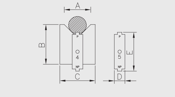 Alpa - Paquímetro de Vernier p/Junção de Anel